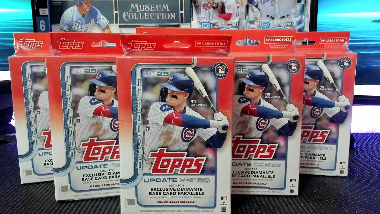 2025 Topps Update Retail #19. Hit and #ed card and nice pink RC insert parallel!