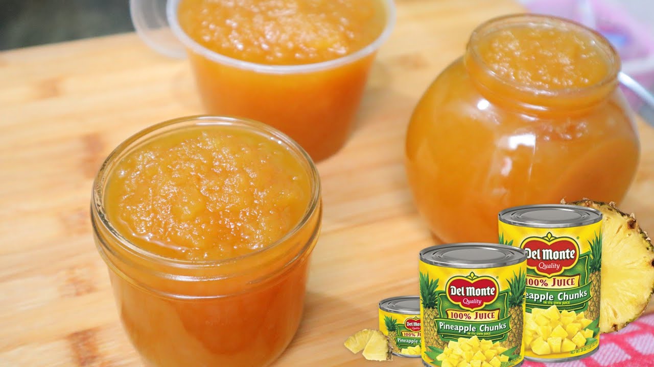 Two Ingredients Homemade Pineapple Jam Recipe ! Used upto 1 Month