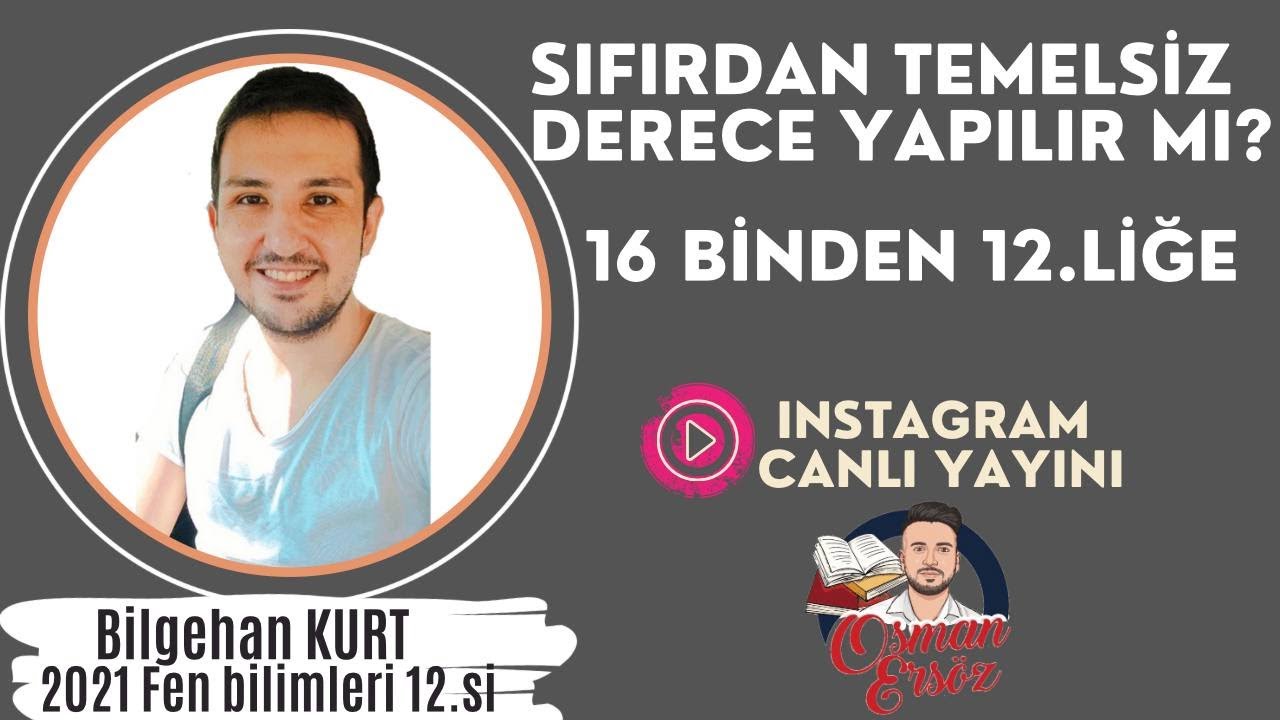 FEN BİLİMLERİ ÖĞRETMENLİĞİ TÜRKİYE 12.si Bilgehan KURT (Derece Röportajları)
