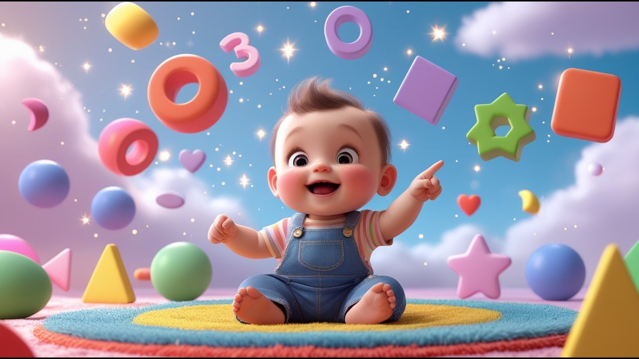 Shape Fun – Learning with Smiles 😊🔺 | Learn Shapes & Colors for Kids | Fun Preschool Learning
