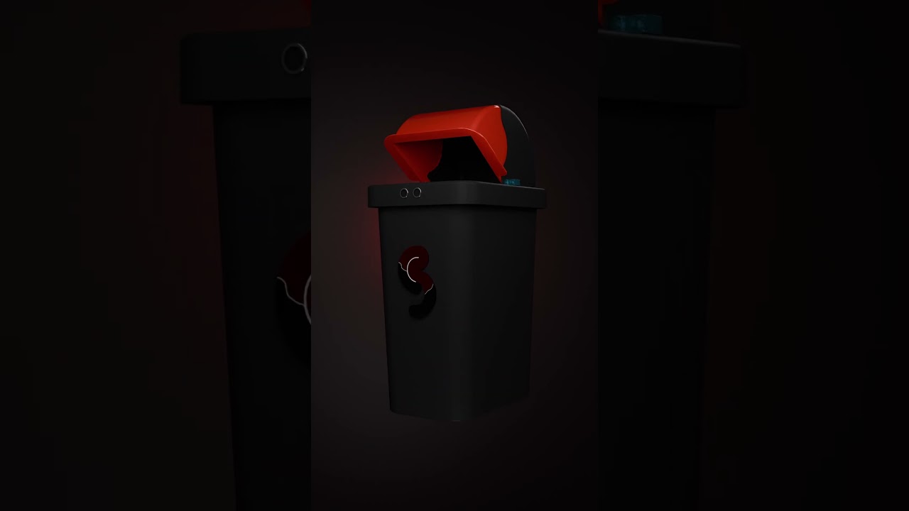 Let's build a SmartBin together #blender3d #arduino #fusion360 #art #edit #duet