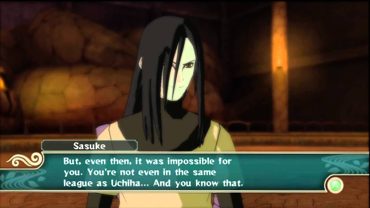 Naruto: Ultimate Ninja Storm 2 - Sasuke v Orochimaru Battle HD