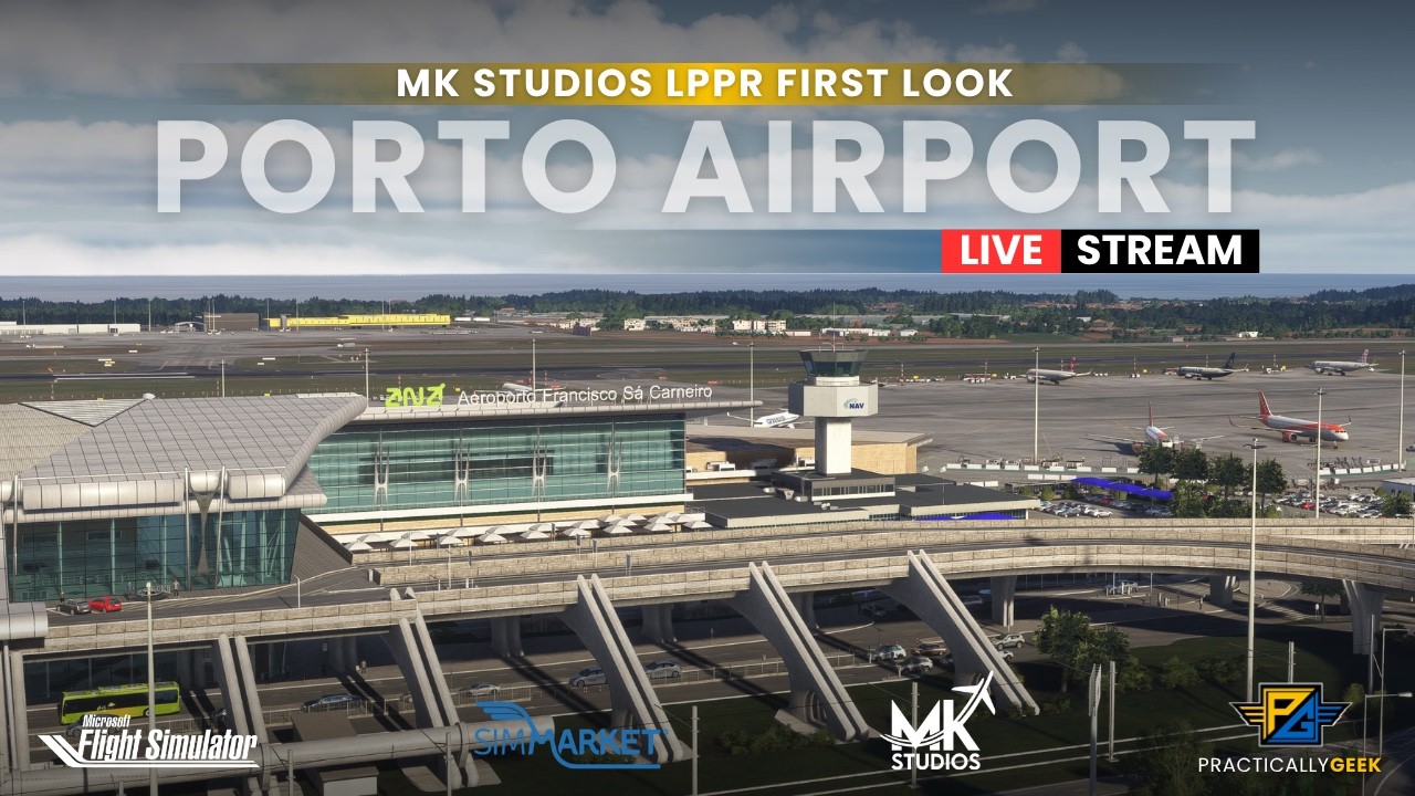 Porto Airport by MK Studios | First Look & GIVEWAY | MSFS 2024 [Live Stream]