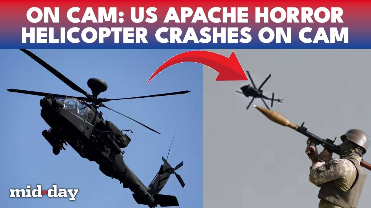 US Apache Helicopter CRASHES Near Hormuz, Trump Confirms Pilots Safe