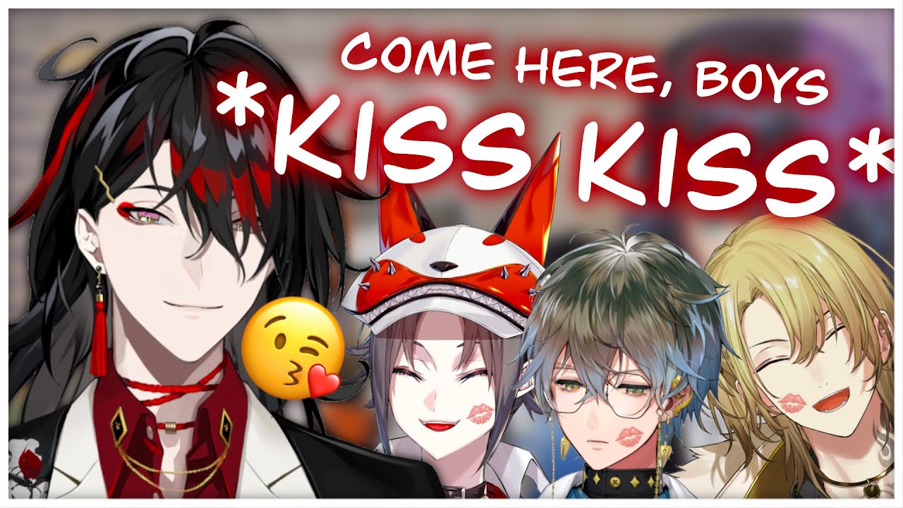 Vox tried to kiss Mysta, Luca, & Ike IRL【LUXIEM • NIJISANJI Off-Collab】