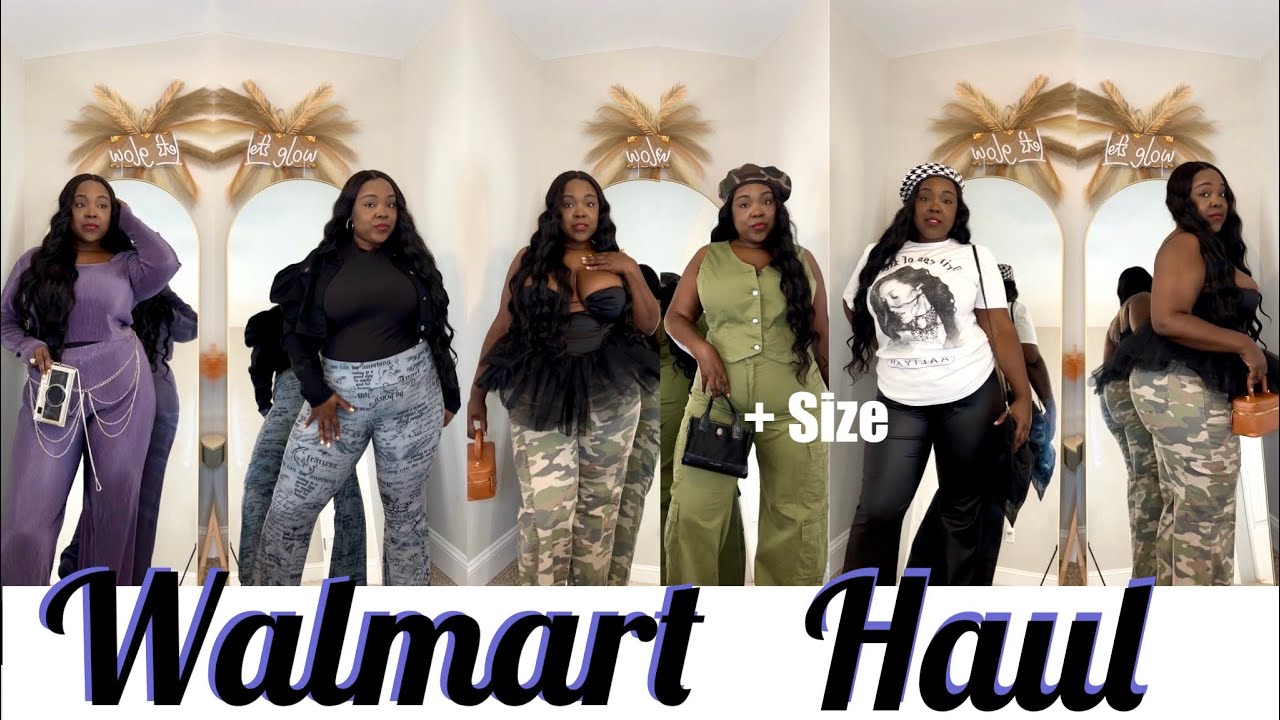Styling Walmart fashion | Plus size haul 5 looks $100 Fall / winter 2024 2025
