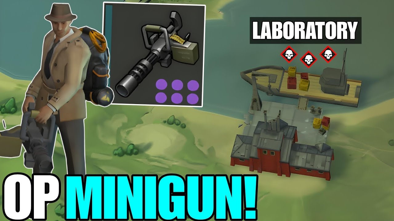 THIS MINIGUN IS EXTREMELY OP! - MINIGUN vs LABORATORY - Last Day on Earth: Survival