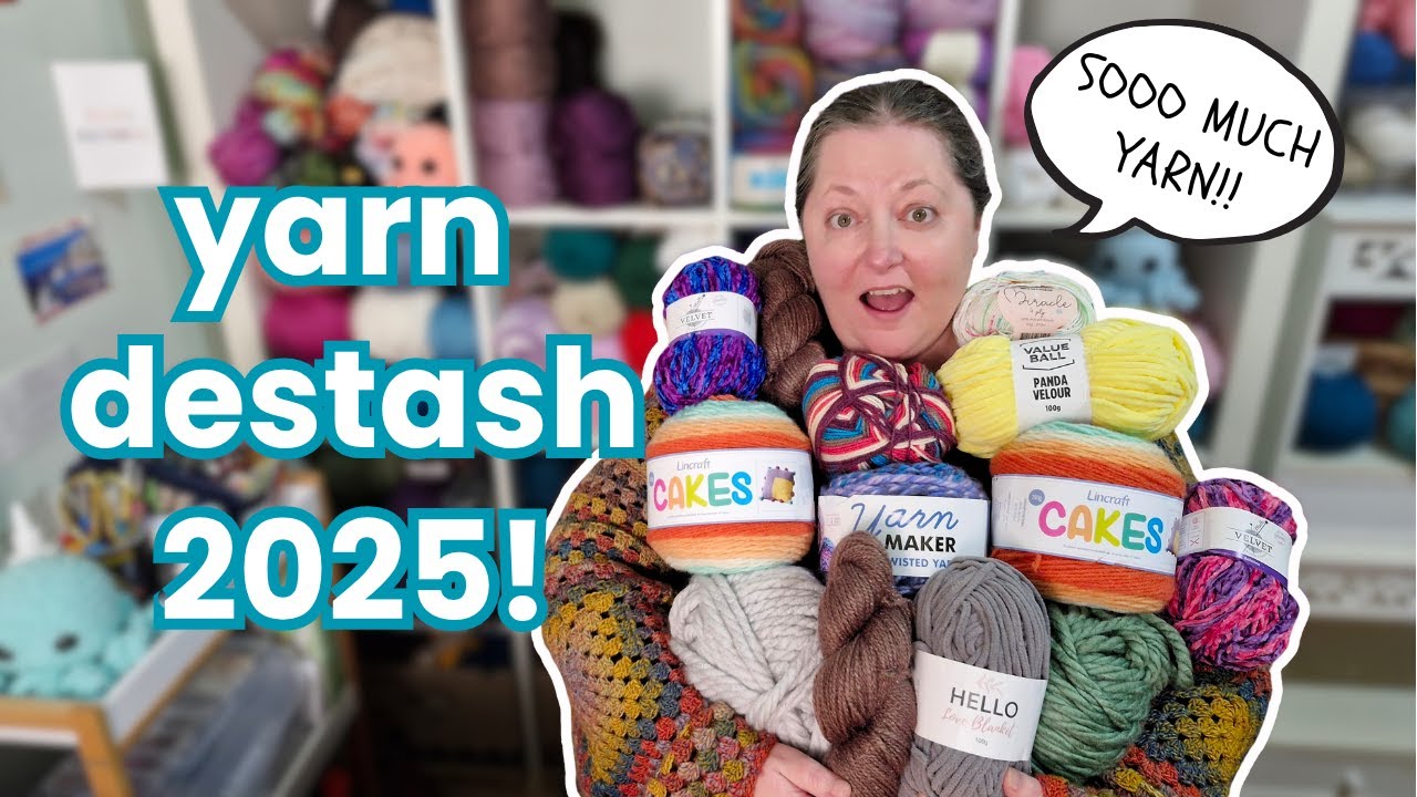 Yarn Destash 2025 | Destashing to donate! 🧶