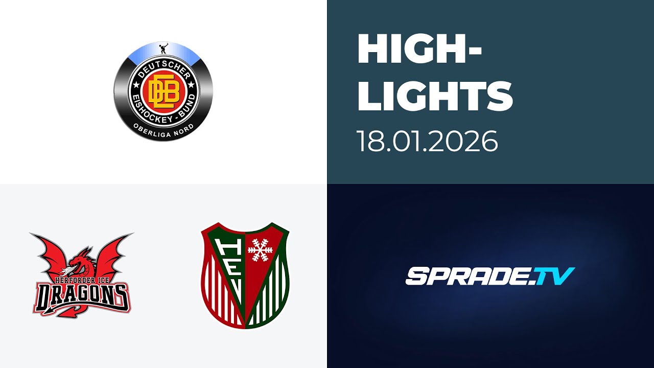 18.01.2026 - Highlights - Herforder Ice Dragons vs. Herne Miners