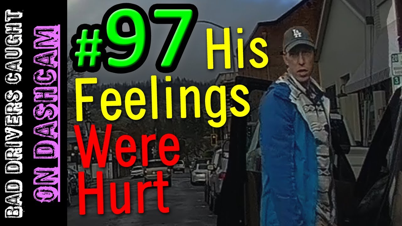 JERK Couldn't Handle Being Called Out | Driving Fails COMPILATION № 97 | Road Rage and Honking