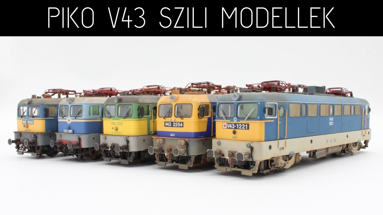 PIKO V43 Szili modellek, ahogy még nem láttad!