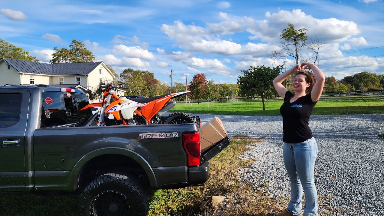 We bring the new KTM 150 XCW home and what a blast!!!!