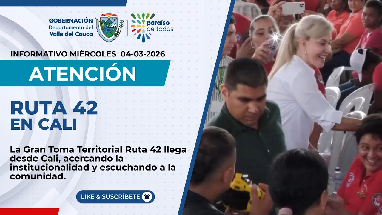 Gran toma territorial Ruta 42 desde Cali