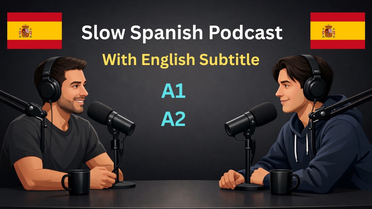 Learn Spanish  Real Spanish Podcast Conversation for Beginners #spanishpodcast  #learnspanish