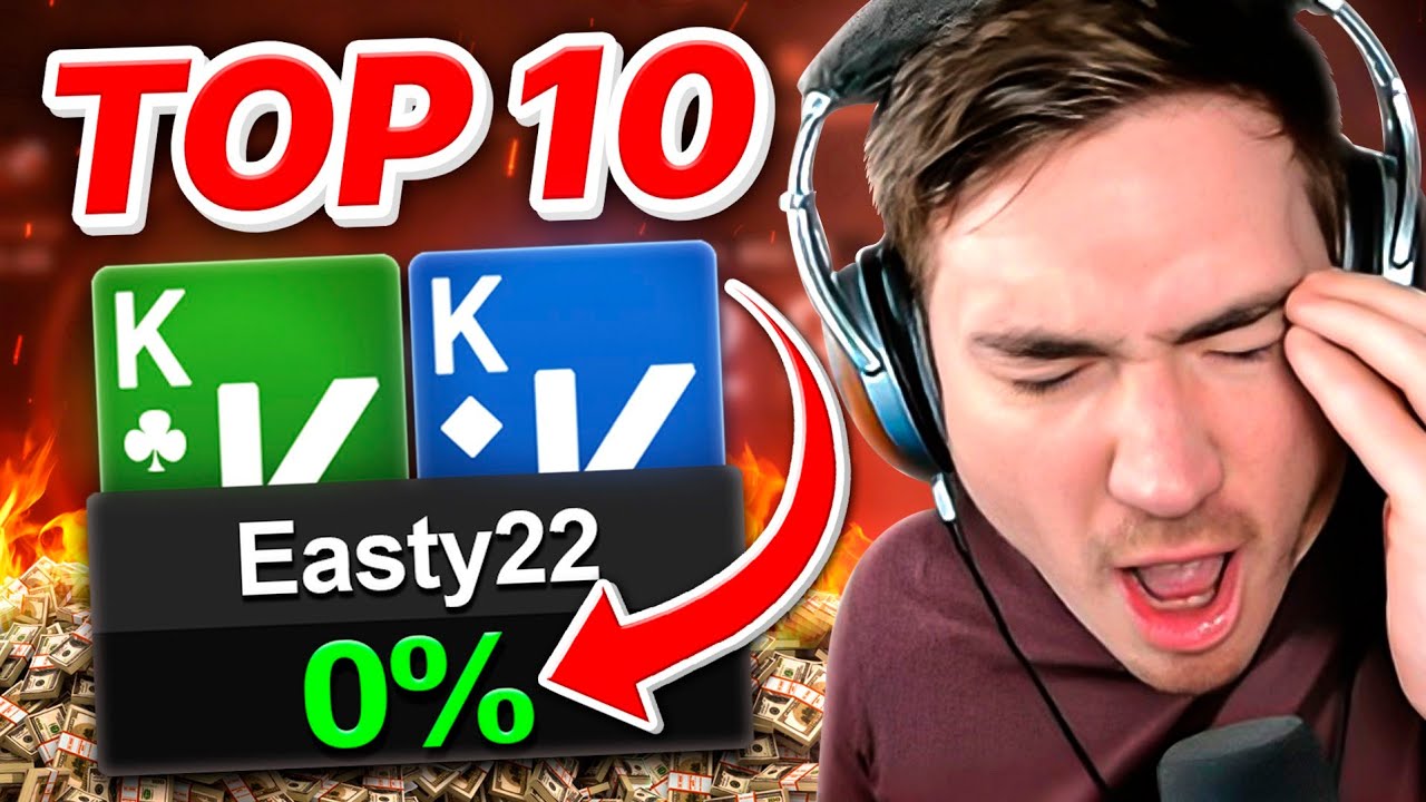 The $1,000 10NL Challenge is BREAKING Me?! | Top 10 Poker Hands Ep. 144