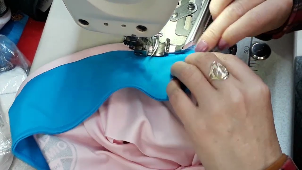 Como colocar gola e fazer acabamento em camisa polo de zíper