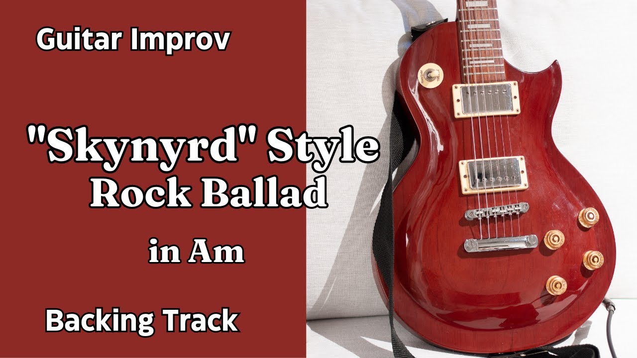 Lynryd Skynyrd Style ROCK BALLAD in A MINOR Guitar Backing Track Jam