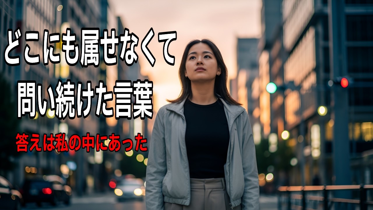 どこにも属さない私へ