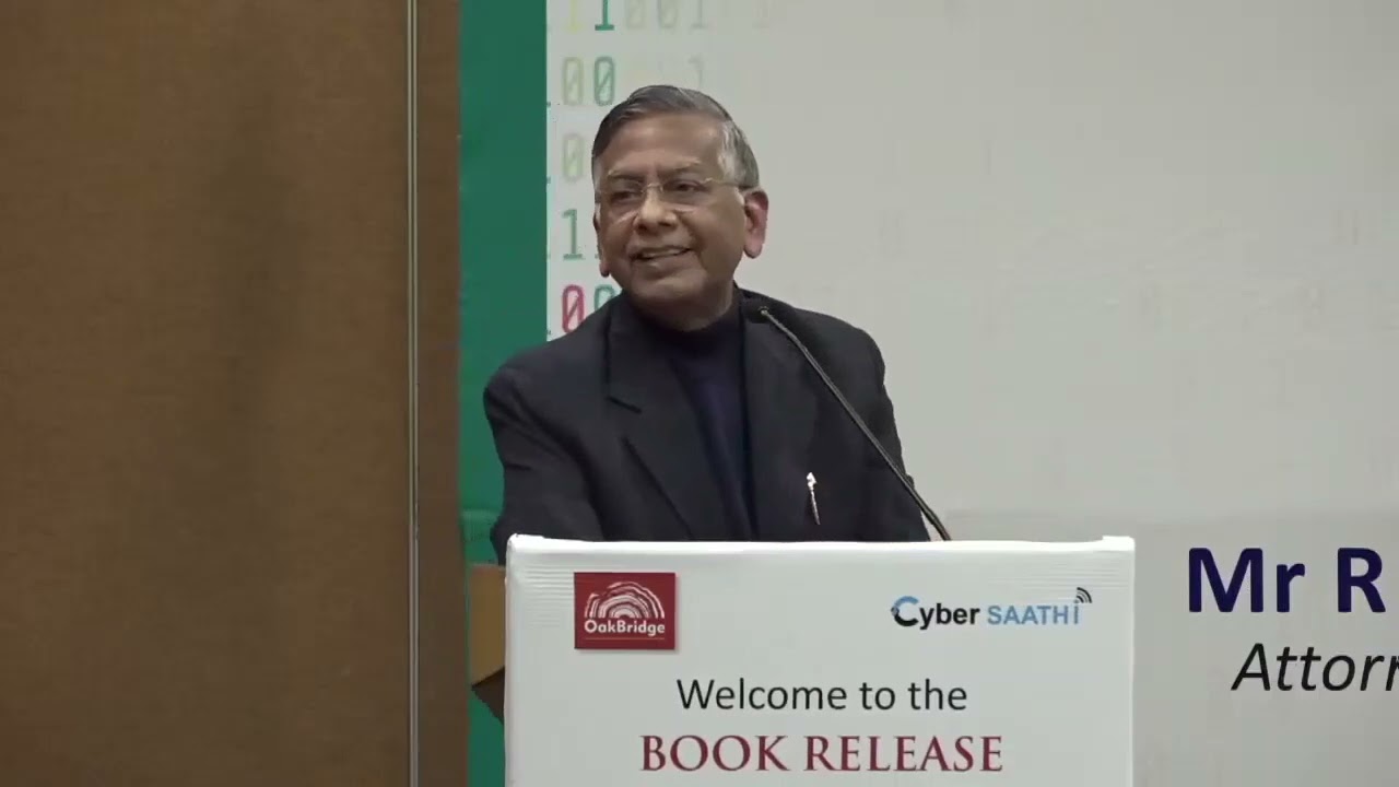 AG R Venkataramani book launch speech - CSassy Tales  Cybercrime Stories and the Law by NS Nappinai
