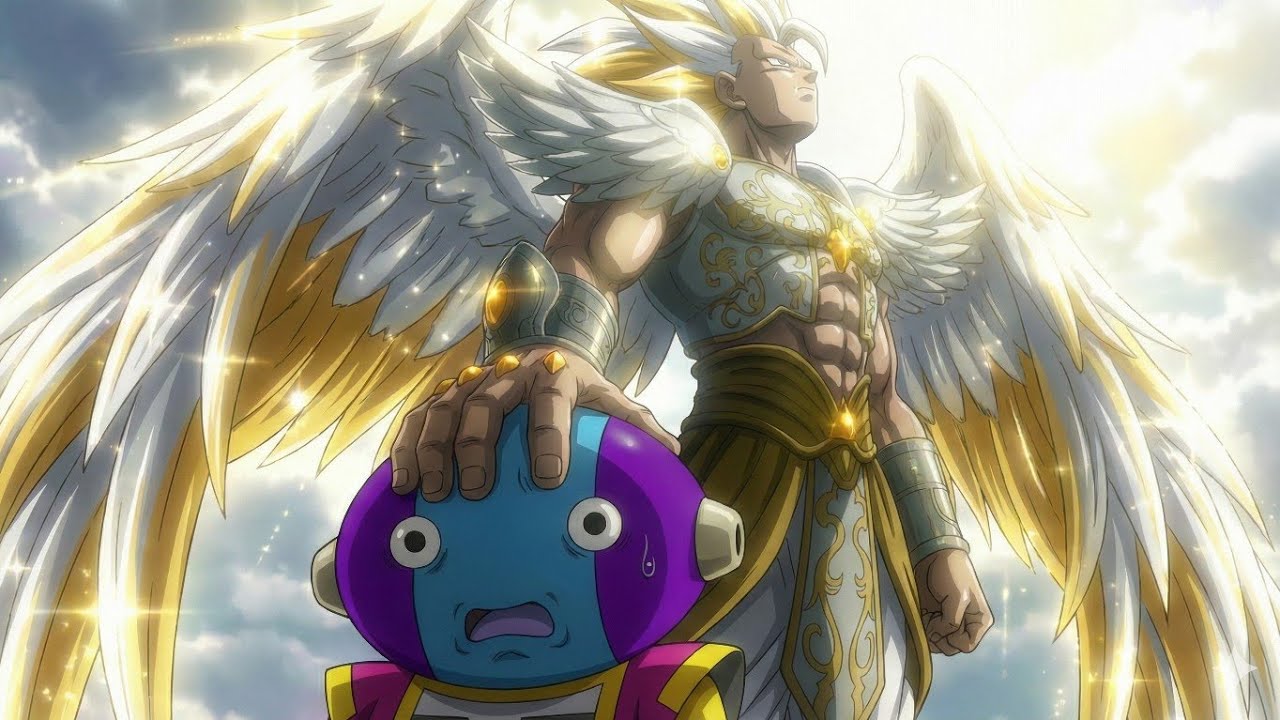  Goku se convierte en el Ángel Dorado definitivo tras entrenar con la madre de Zeno