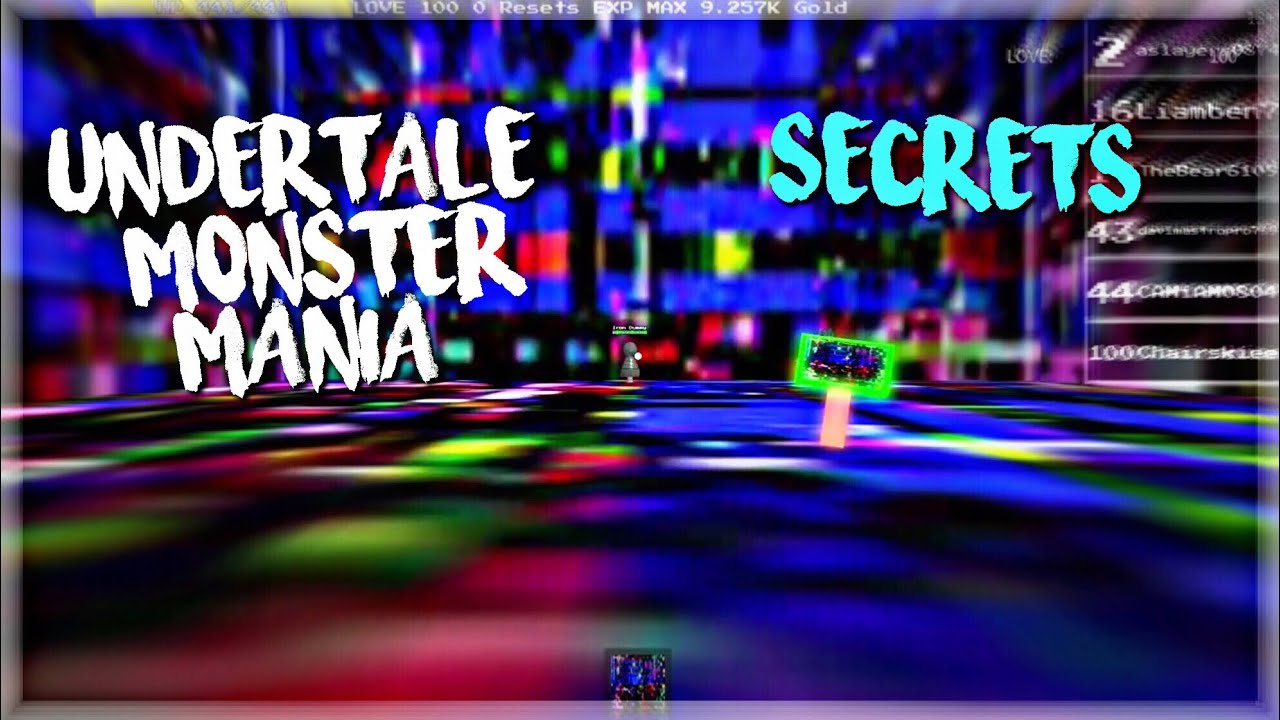ROBLOX Undertale Monster Mania: All Secrets