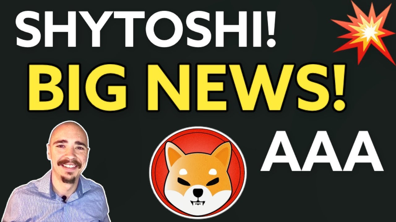 SHIBA INU HOLDERS! SHYTOSHI SPEAKS! HUGE NEWS!
