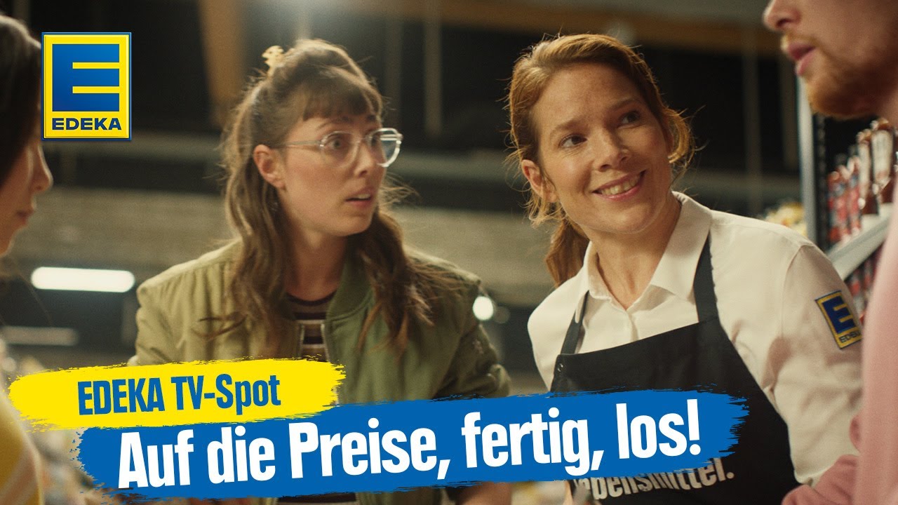 Auf die Preise, fertig, los! Schmale Preise und fette Auswahl | EDEKA Werbung 2023 |