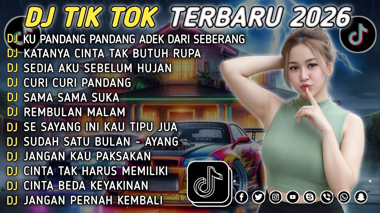 DJ TIKTOK TERBARU 2026 || DJ CINTA DARI SEBERANG 🎵 DJ KATANYA CINTA TAK BUTUH RUPA 🎵 FULL ALBUM❗❗