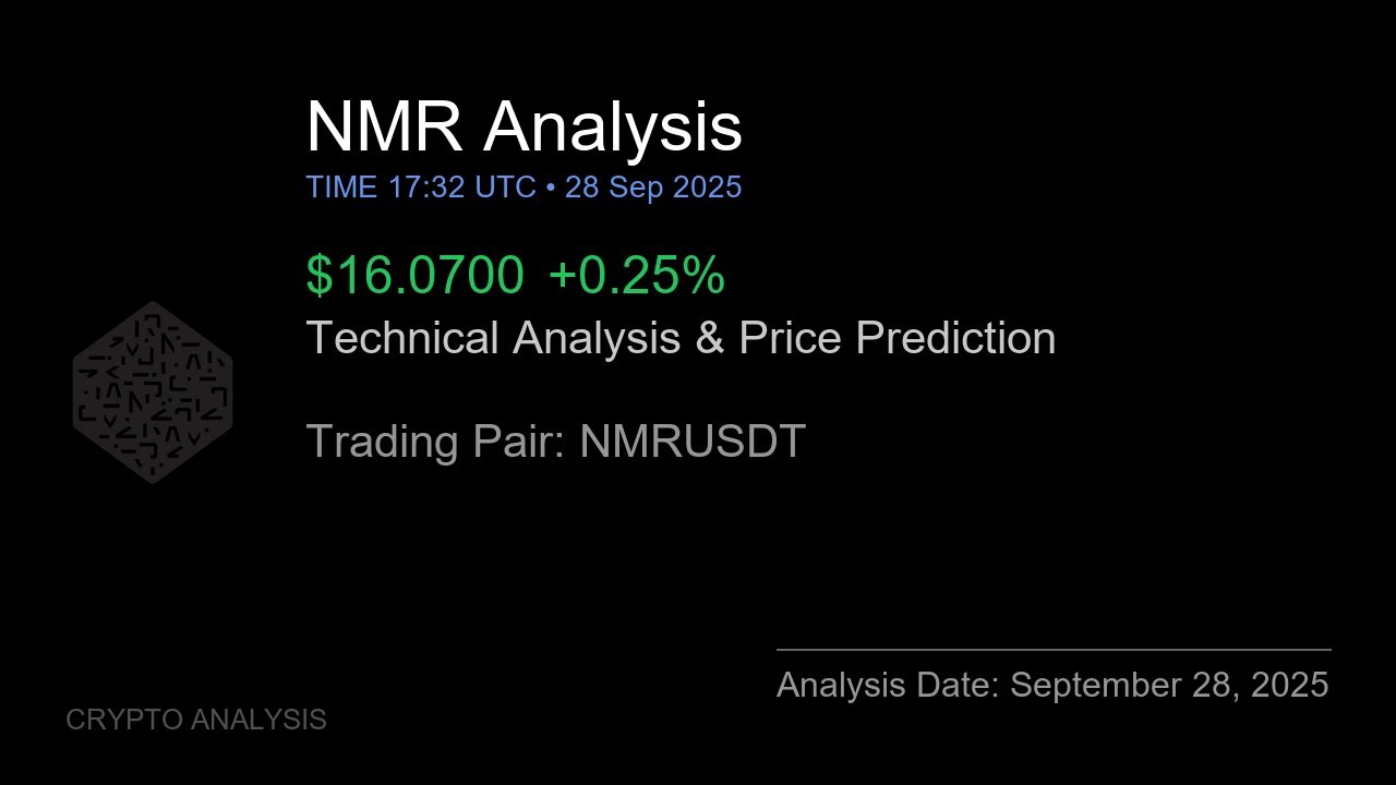NMR (NMRUSDT) Technical Analysis - Price Prediction & Buy or Sell September 28, 2025