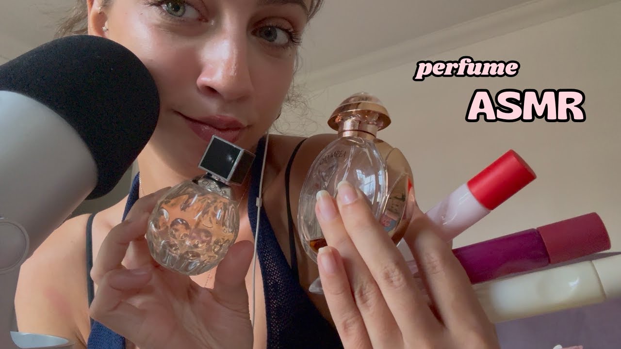 ASMR Perfume Collection *over-explaining, tapping, whispers*
