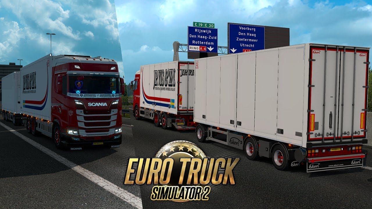 DOOR NEDERLAND RIJDEN MET DEZE COMBI + GIVEAWAY - Euro Truck Simulator 2