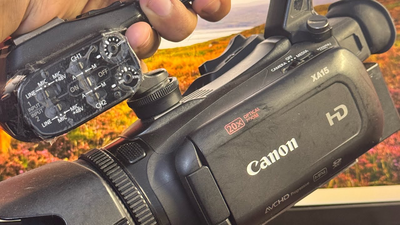 شرح عن كاميرا كانون  canon xa15 xa10 xa11 