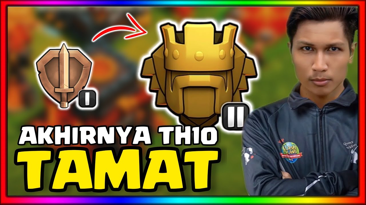Akhirnya TH10 Ku Bisa Ke Liga TITAN !! | Tips Push Trophy Dengan Mudah Di TH10 | CoC Malaysia
