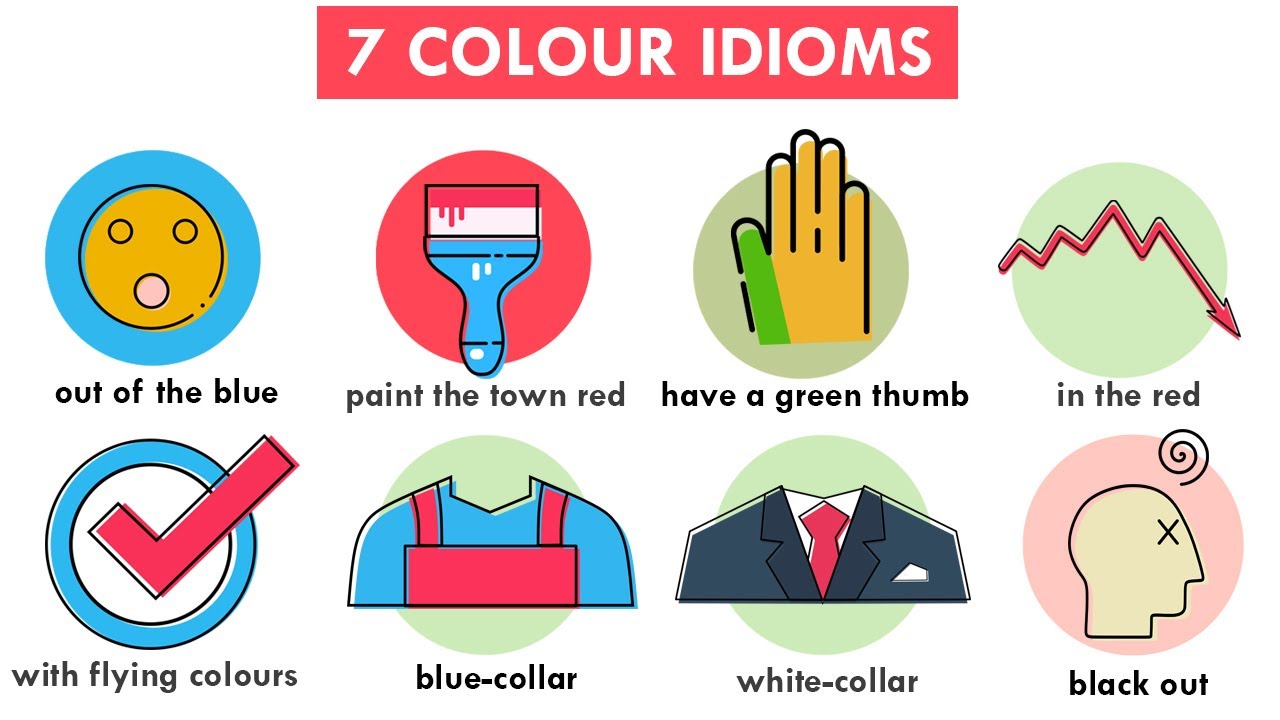 7 Colourful English Idioms