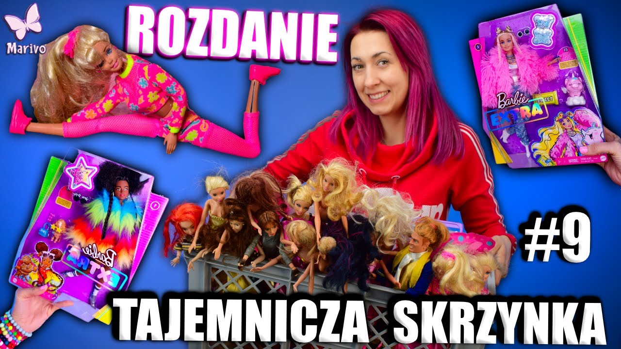 Tajemnicza skrzynka #9 🦋❓ 30 lalek BARBIE 🤩 ROZDANIE 🎁 MYSTERY BOX po polsku