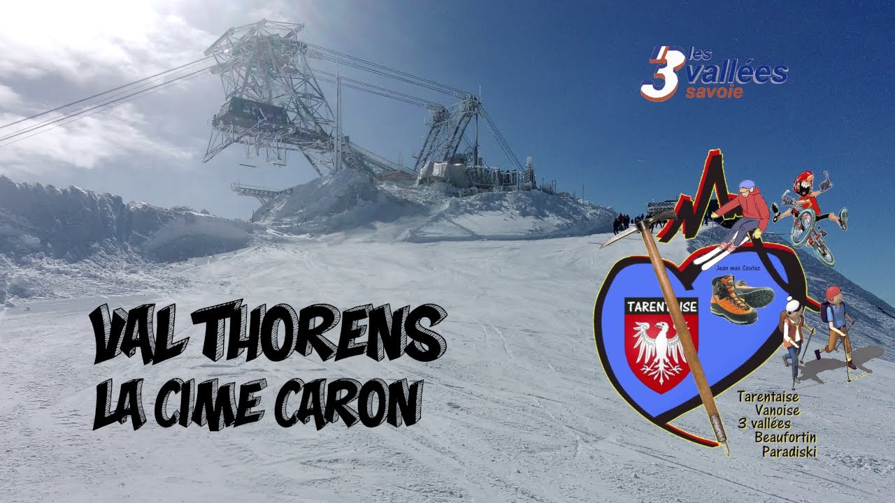 Val Thorens, cime Caron fin avril