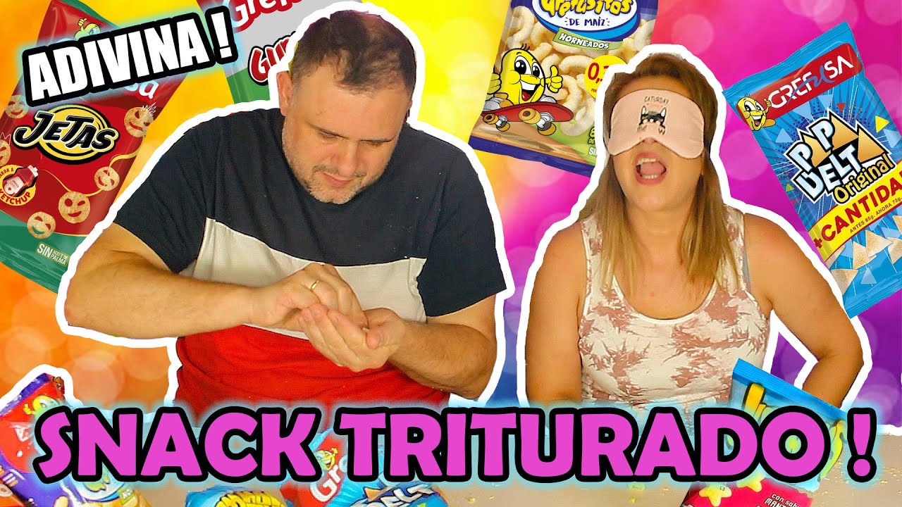 SNACK CHALLENGE! Adivina el SNACK TRITURADO! Como Se Hace
