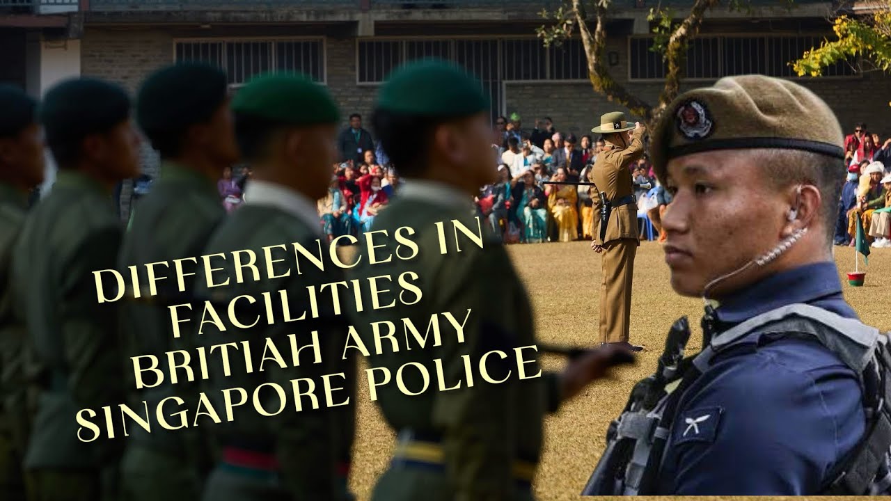 Singapore Police also receives good salary ||#singaporepolice #britishgurkhaarmy #travelvlog 