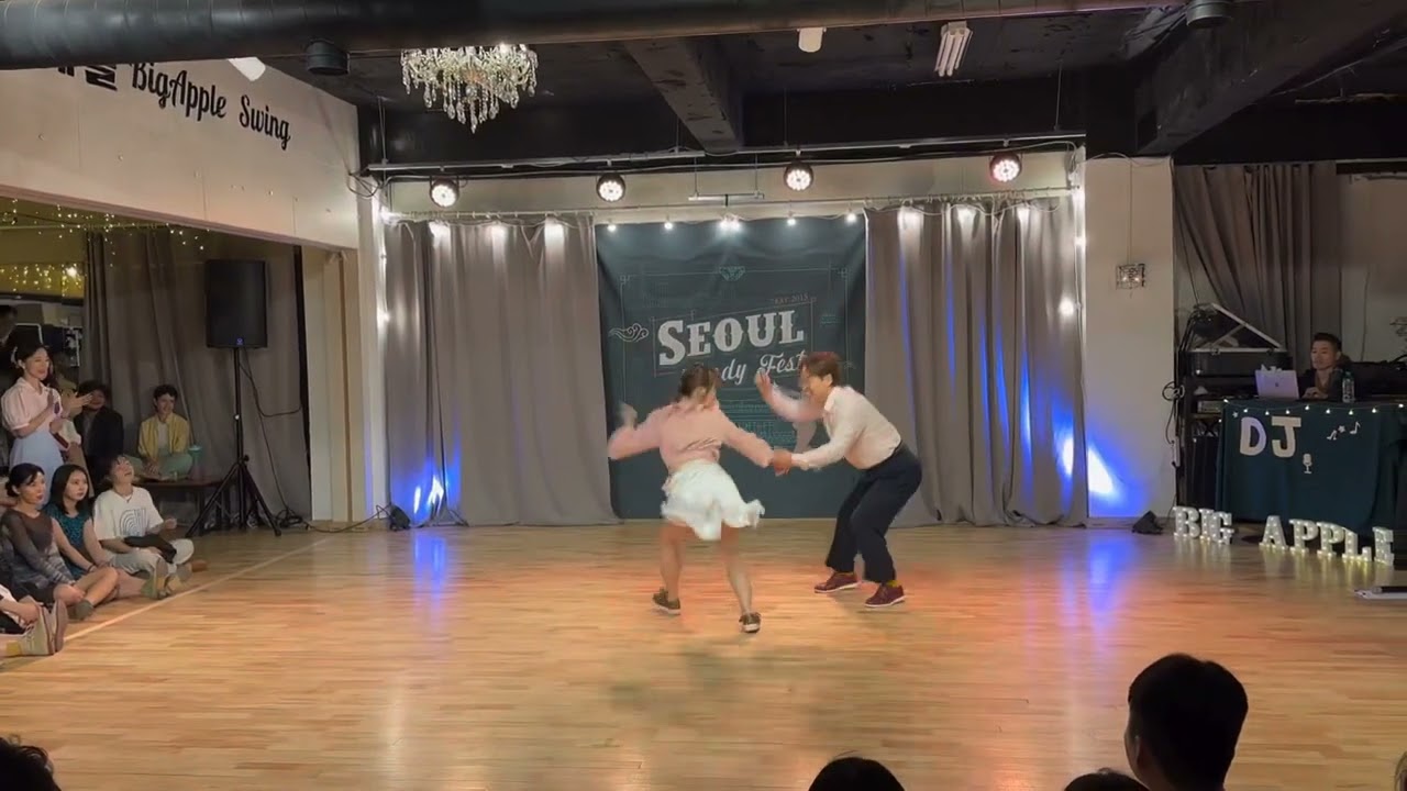 Seoul lindy festival couple Routine 2nd place