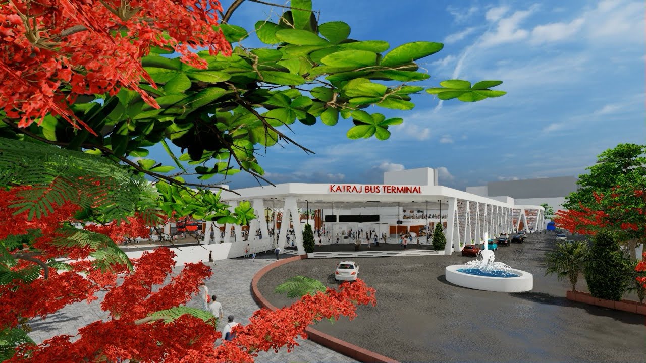BUS TERMINAL | REALISTIC ANIMATION | ARCHITECTURAL DESIGN PROJECT