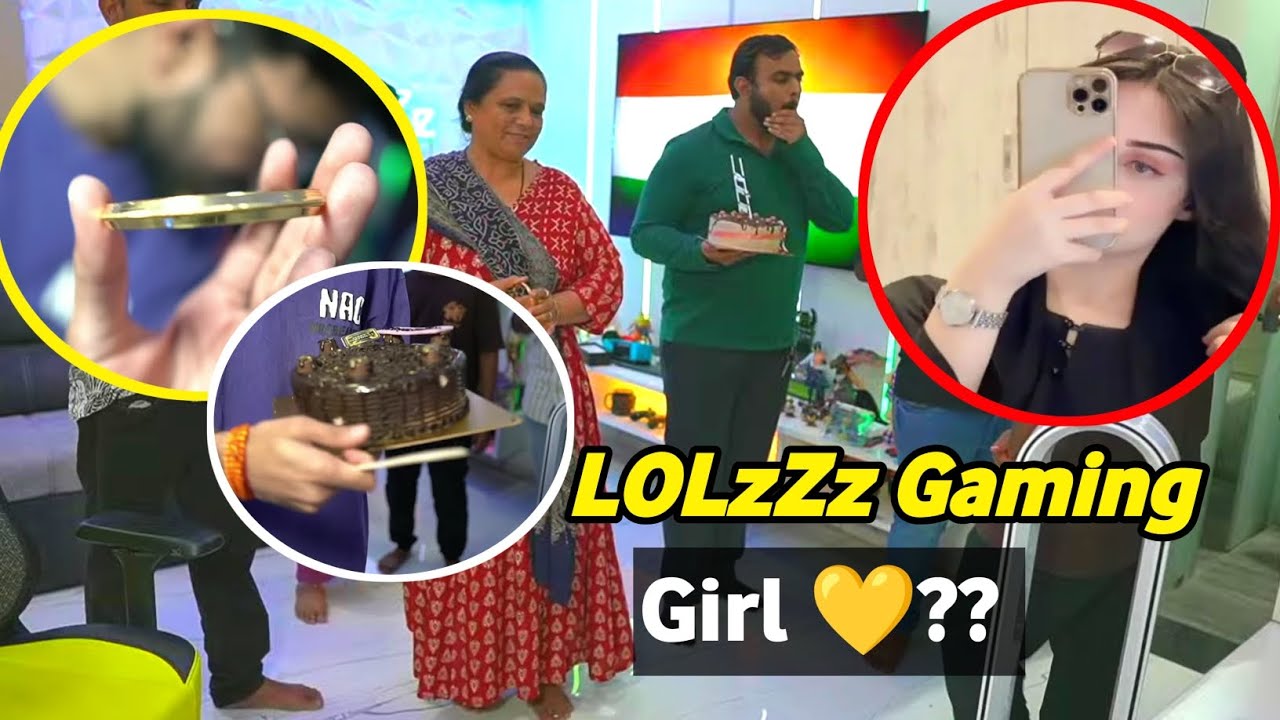 LOLzZz Bhai Ke Shaadi Confirm | LOLzZz Gaming Gf Reveal  | lolzzz gaming happy birthday Girl Frend 