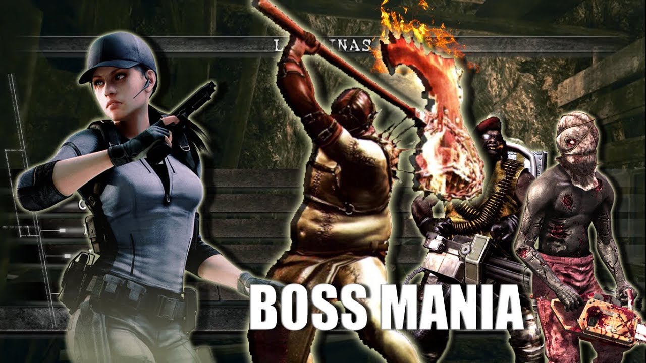 The Mines Boss Mania Jill BSAA Solo 150 Kills | Resident Evil 5 Mercenaries PC