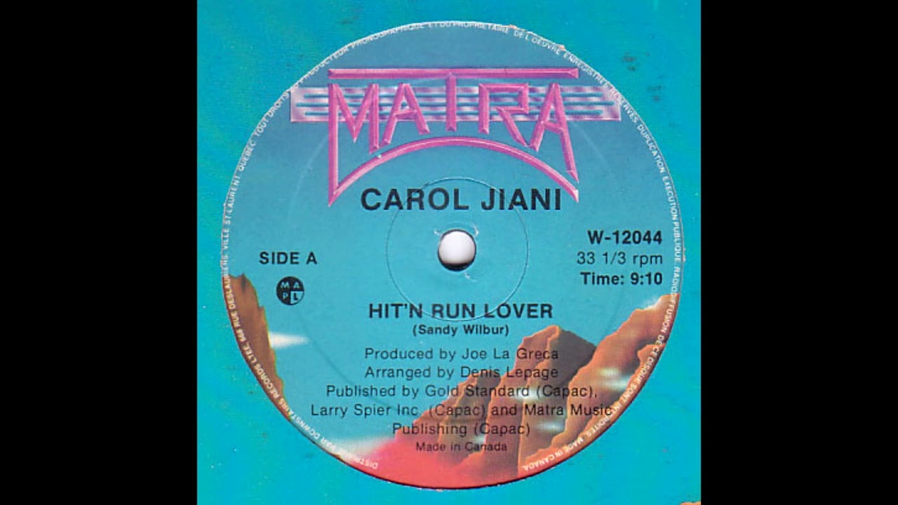 Carol Jiani - Hit'n run lover(1981)(karlmixclub extended remix)