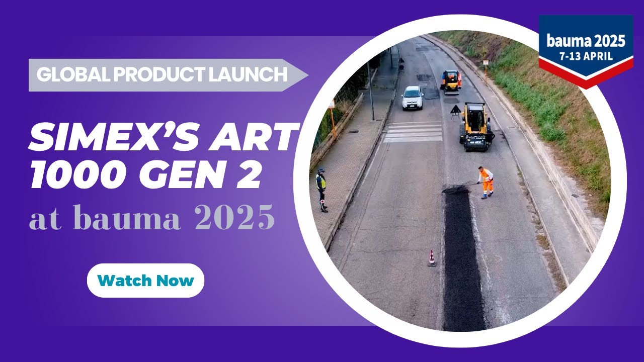 Simex’s ART 1000 Gen 2: smarter pothole repair with connected tech