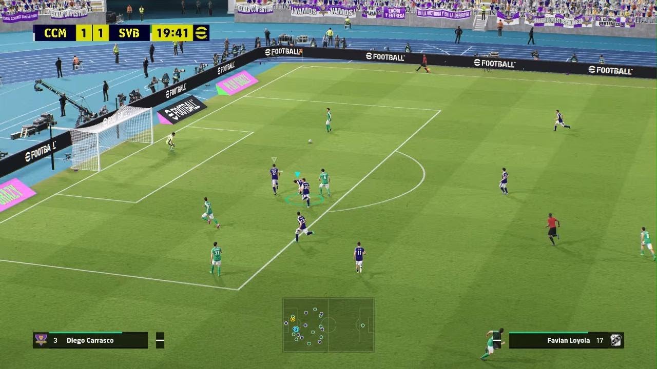 Dep.Concepción Vs Audax Italiano usando la 3/4/3 Leyenda.#efootball #konami 