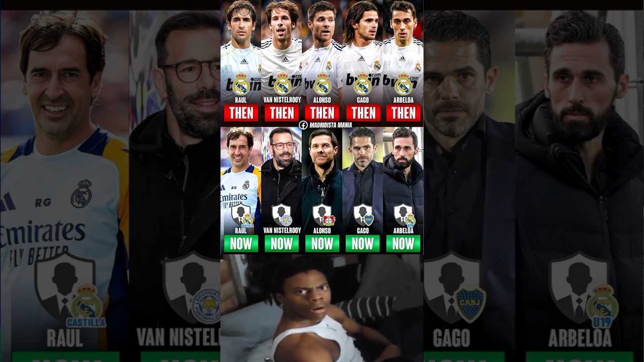 ⚪️  Real Madrid&rsquo;s 2009 squad are now managers: Xabi Alonso, Van Nistelrooy, Gago, Arbeloa, and Raul!