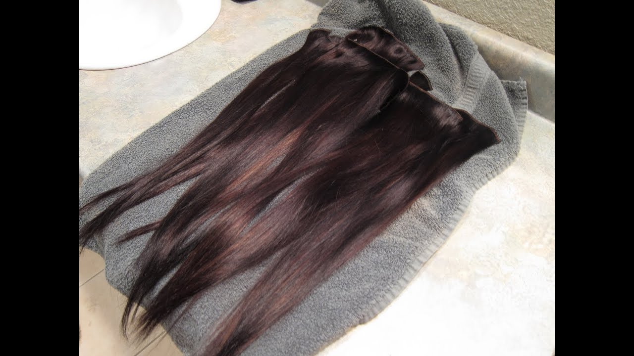 How to Dye Hair Extensions