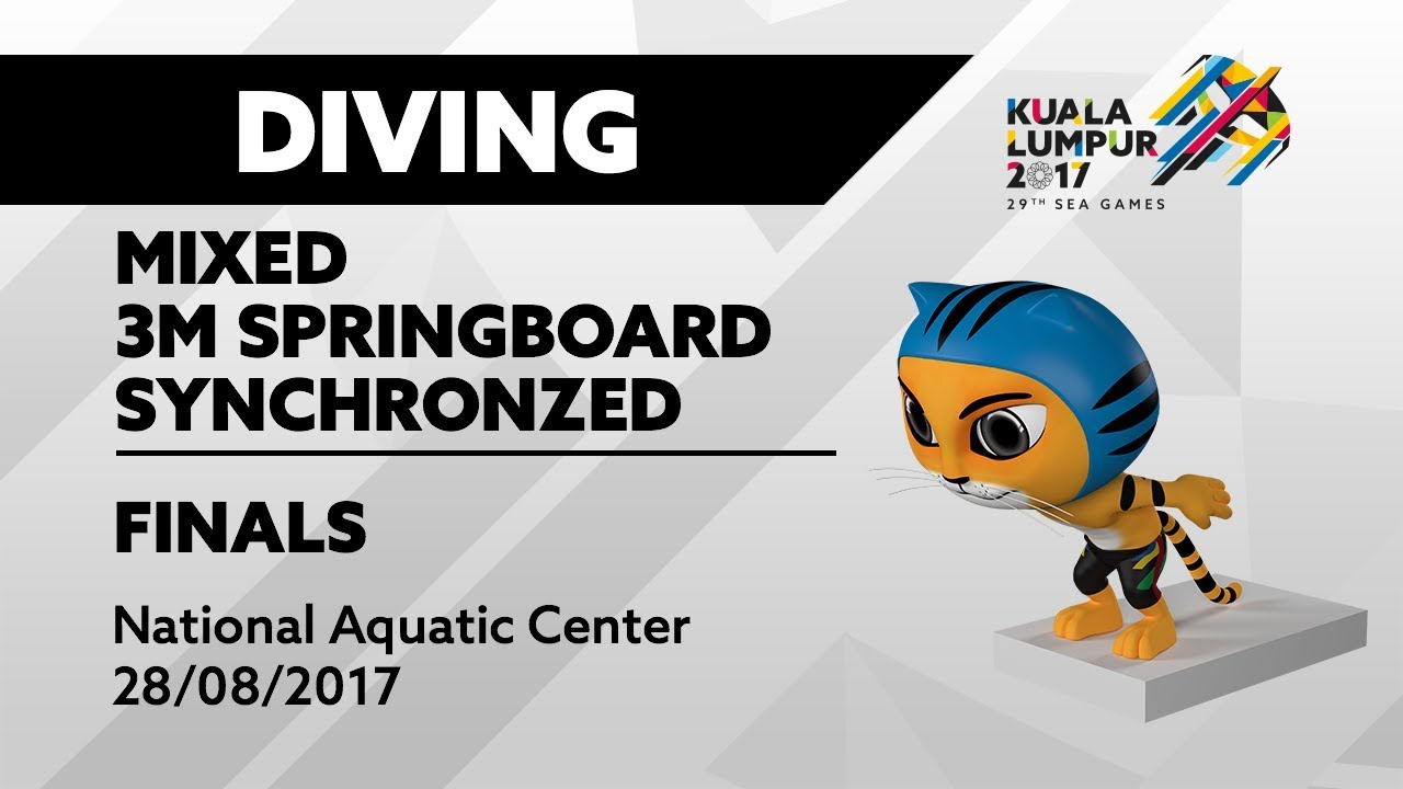 KL2017 29th SEA Games | Diving - Mixed 3m Springboard Synchro FINALS | 28/08/2017