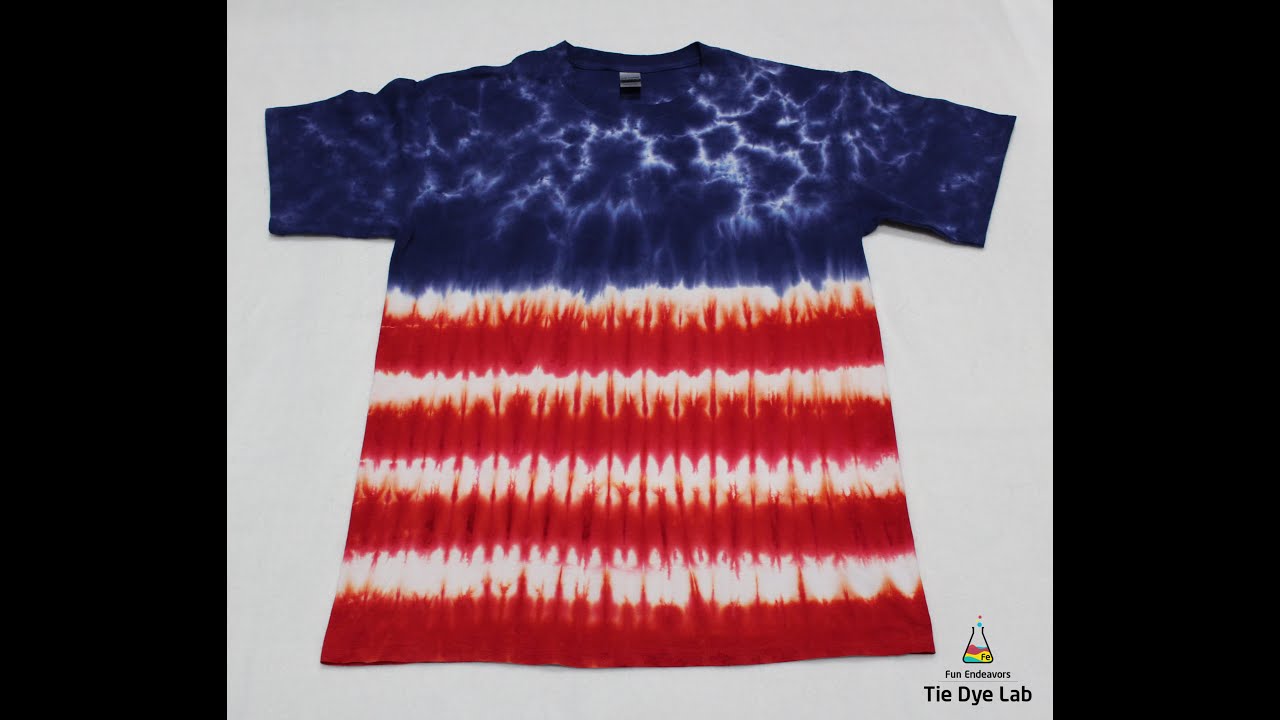 How To Make A Patriotic Red, White, and Blue Tie Dye Shirt