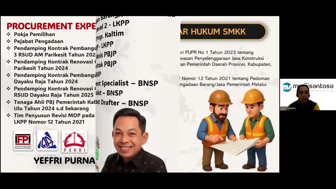 Penerapan SMKK dalam Pengadaan dan Kontrak